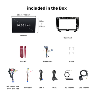 Youducar Radio de Coche Android de 9 Pulgadas con Reproductor de DVD y Navegación para Honda CR-V / <span class=keywords><strong>CRV</strong></span> / RE1-RE7 2007-2011, CarPlay, Android Auto - Product Image 2