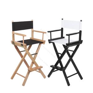 Vente directe d'usine de chaises de réalisateur pliables portables abordables en bois massif et alliage d'aluminium, chaises de pêche d'extérieur. - Product Image 2