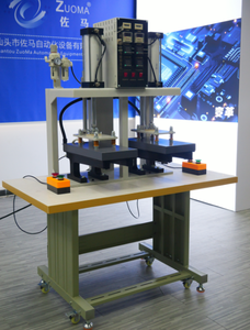 Pneumatik stasiun ganda sisi tulang garmen menekan mesin Pasting baru panas meleleh perekat Transfer panas ikatan pakaian dalam - Product Image 2