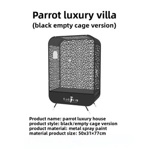 Cage à oiseaux en métal durable, grande et personnalisable, de luxe, pour l'Europe et l'Amérique - Product Image 1