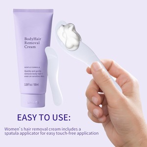 Crème dépilatoire naturelle pour le <span class=keywords><strong>visage</strong></span> et le corps, vente chaude, pour tout le corps, aisselles, bras, jambes, 100g - Product Image 2