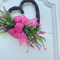 Nouvelle Guirlande de Porte en Forme de Cœur Réaliste pour la Saint-Valentin et la Fête des Mères, Décoration Suspendue pour Porte d'Entrée