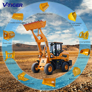 China verkauft 1,5 Tonnen tragbare Diesel-Frontlader-Mini-Lader mit Rädern - Product Image 6