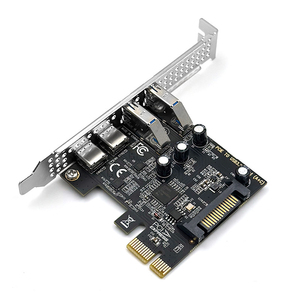 Carte d'extension PCIE vers USB 3.2 Gen1 <span class=keywords><strong>5</strong></span> Gbps, carte PCI Express 1x <span class=keywords><strong>4X</strong></span> <span class=keywords><strong>8X</strong></span> 16X, adaptateur d'extension 2 USB 2 Type C pour convertisseur d'ordinateur - Product Image 5