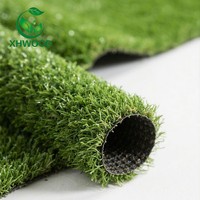 Gazon artificiel Xhwood durable et écologique sans remplissage pour les jardins, les terrains de football et les parcs d'attractions