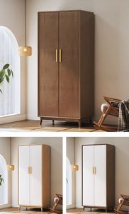 <span class=keywords><strong>Armoire</strong></span> en bois massif durable pour <span class=keywords><strong>chambre</strong></span> nordique, petit appartement, maison, <span class=keywords><strong>chambre</strong></span> d'enfant, meuble de rangement pratique à grande capacité - Product Image 5