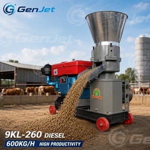 Pellettatrice Diesel da 35 CV per Mangimi <span class=keywords><strong>Animali</strong></span>, 400-600 kg/ora, con Matrice a 3 Rulli da 248 mm per Alimenti per Pollame, Bovini e Ovini in Allevamento - Product Image 5