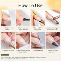 Échantillons Gratuits Gel de Construction Milky Flower Haute Qualité Gel UV Polish OEM/ODM Gel d'Extension pour Ongles