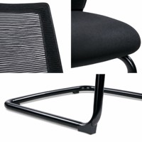 Chaise de bureau ergonomique en tissu pour la maison et le bureau, vente en gros d'usine, chaise de travail pour personnel