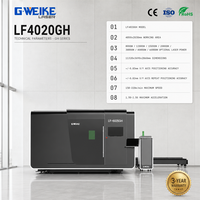 Machine de découpe laser à fibre pour tôle en acier au carbone à spectre complet LF8025GH 8000x2500mm