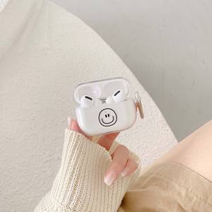 <span class=keywords><strong>Funda</strong></span> de silicona suave para auriculares, carcasa redonda smiley en blanco y negro para <span class=keywords><strong>apple</strong></span> airpod 1/2, <span class=keywords><strong>airpods</strong></span> <span class=keywords><strong>3</strong></span> pro - Product Image 2