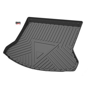 Alfombrilla de Carga para Maletero Trasero de Coche, Diseño de Fibra de Carbono 3D, Impermeable, Antideslizante, de Lujo, Color Negro, para Renault - Product Image 1