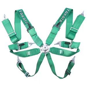 Nouveau style 3 pouces 4 points ceinture de sécurité en polyester <span class=keywords><strong>harnais</strong></span> de course de sécurité de voiture à dégagement rapide - Product Image 6