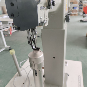 New High Column Industrial Single Needle <b>Sewing</b> Machine with Lock Stitch Manual Feed Mechanism Core Motor <b>for</b> Boots Straw Hats - Product Image 4