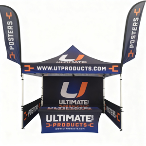 Tentes <span class=keywords><strong>de</strong></span> réception extérieures 10*15 pieds en Oxford 600D imperméable, résistantes aux UV et ignifuges, avec structure en aluminium pour événements et salons professionnels - Product Image 5