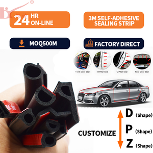 Cinta Adhesiva 3M de Alta Calidad, Antienvejecimiento, Resistente al Viento, de Alta Elasticidad, EPDM Extruido, Universal para Autos, Sellador de Espuma para Ventanas y Puertas - Product Image 1