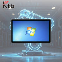 Computadora Industrial con Pantalla Táctil Integrada Impermeable KTB PEC185 J6412 IP65 Sin Ventilador Windows Android Panel PC Industrial