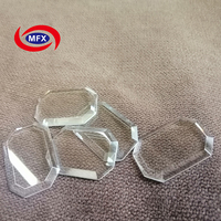 Plaque de lentille en verre de montre en cristal de saphir AR à revêtement transparent personnalisé