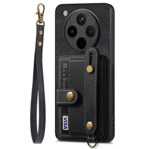 เคสโทรศัพท์มีสายคล้องบัตรเครดิตสำหรับ OPPO Find X8/X8 <span class=keywords><strong>Pro</strong></span>/realme 13ฝาหลังแบบกระเป๋าสตางค์สำหรับ iPhone 16/16 PROMAX - Product Image 3