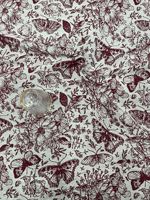 Tissu Oxford Jacquard Brocart Personnalisé Chine, Motifs Papillons et Fleurs, Coton Teint Fil par Fil, Résistant à la Déchirure, pour Textile de Maison et Sacs