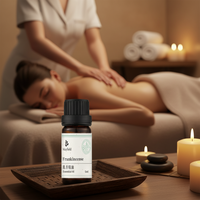 Huile Essentielle Pure d'Encens pour Massage, Parfum Chaleureux Relaxant, Huile Naturelle de Boswellia en Vrac, Qualité Thérapeutique pour Soins Corporels