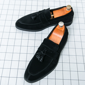 Sepatu Kulit Formal Pria Ukuran Besar untuk Pesta Pernikahan Musim Panas, Model Loafer Ujung Runcing, Gaya Fashion Musim Gugur - Product Image 4