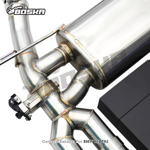 Custom Stainless Steel Catback Exhaust With Z Pipe Equal Length Mid Pipe Muffler For BMW M3 F80 M4 F82 3.0T 2014-2019 - Product Image 5