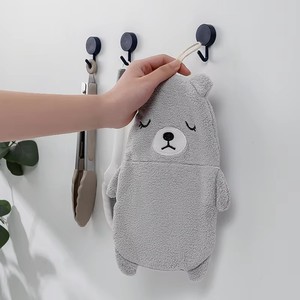 Hand <b>Towel</b> Super Soft Hand <b>Drying</b> <b>Towels</b> with Hanging Loops Cute Cartoon <b>Quick</b> Dry Hand <b>Towels</b> for Kids Adults - Product Image 6
