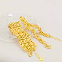 Nouveau design Z H – Bracelet chaîne et maillons plaqué or 24 carats, style hip-hop, tendance, unisexe, cadeau, en laiton et alliage de cuivre, service de moulage