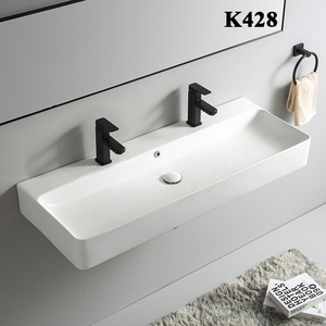 <span class=keywords><strong>Lavabo</strong></span> da Parete in Ceramica per Alta Temperatura, Lavandino Rettangolare di Grandi <span class=keywords><strong>Dimensioni</strong></span> per <span class=keywords><strong>Bagno</strong></span> - Product Image 6