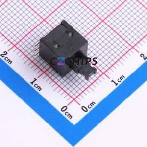 TK-6800S-2 Push Button Switch SMD Switch Double Pole Double Throw No Lock Rectangle Plunger Vertical Mount - Product Image 2