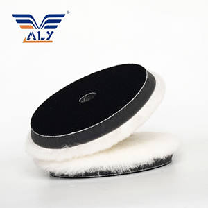 6 pouces voiture beauté polissage laine disque auto-adhésif doublure tissu tampon de polissage pour double <span class=keywords><strong>Action</strong></span> rotatif orbital polisseuse - Product Image 2