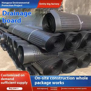 環境に優しいHDPE防水排水板、ディンプル表面、5年保証、庭園、地下ガレージ建設用 - Product Image 2