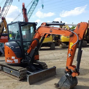 Excavatrice d'occasion en bon état HITACHI ZX30U mini-pelle sur chenilles à queue zéro ZX35US ZX75US ZX75 ZX70 ZX60 en vente bon marché - Product Image 1
