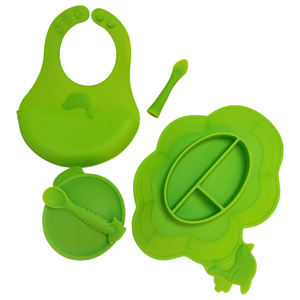 Tazón de succión de silicona personalizado de alta calidad y cuchara de entrenamiento suministros de alimentación para bebés recién nacidos - Product Image 4