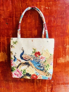 Bolso de lona vintage con estampado de la Torre Eiffel de París para mujer - Product Image 6
