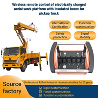 hydraulique joystick vanne directionnelle 4 leviers camion grue radio kits de télécommande intelligents