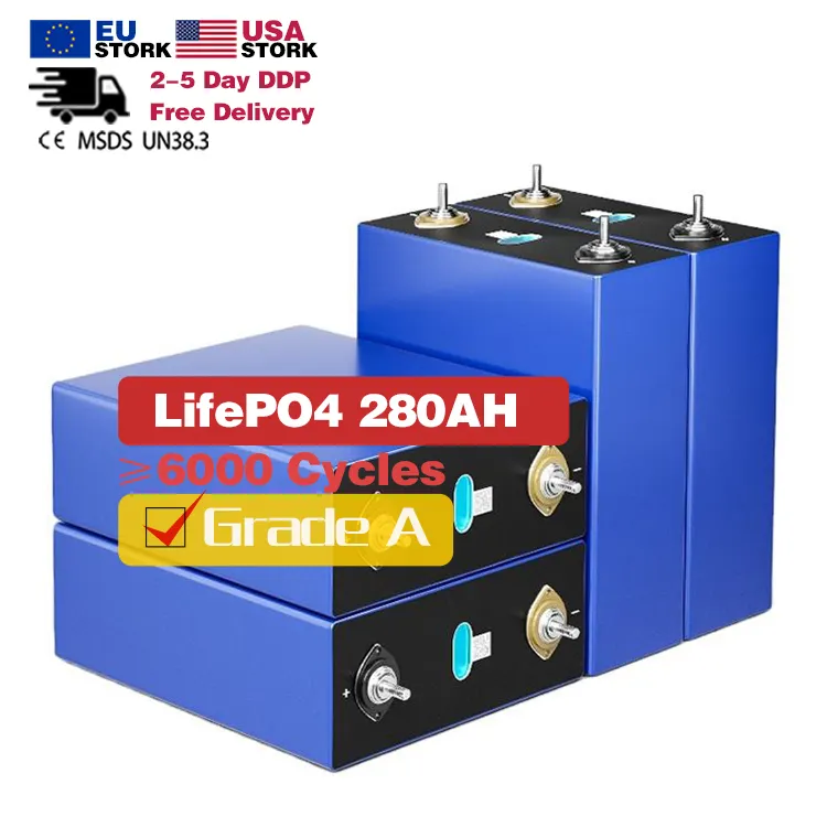 Lf280 Sel Baterai untuk Kendaraan Listrik Ringan Portabel, Mobil Bayi Baterai untuk Mobil Anak-anak