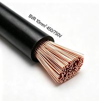 Fil de construction flexible en cuivre isolé PVC BVR 10mm² 450/750V