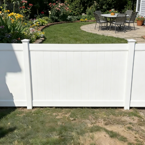 Clôture en PVC pour chevaux, élégante et écologique, à 3 rails, avec service de modélisation 3D, certifiée, facile à assembler, pour ferme, jardin, ranch - Product Image 2