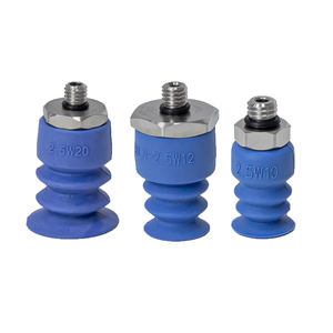 औद्योगिक 3-परत नालीदार पाइप मजबूत सिलिकॉन रबर वैक्यूम पैड के साथ स्क्रू वैक्यूम सक्शन कप - Product Image 4