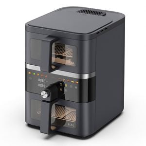 Anbo Nouvelle Friteuse à Air Chaud Intelligente avec Fenêtre de Visualisation, Grande Capacité 13L, Double Compartiment pour 4 Aliments, Nouvelle Génération - Product Image 5