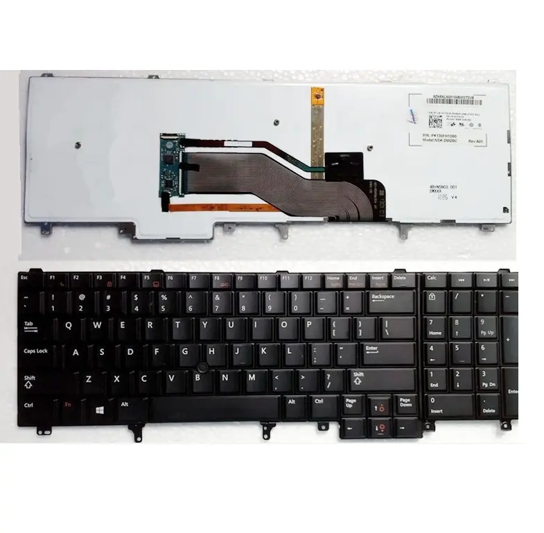 6800 Laptop Interne Toetsenbord Kb Us Engels Backlight Toetsenbord Voor M6800 M4800 Laptop Toetsenborden Vervanging