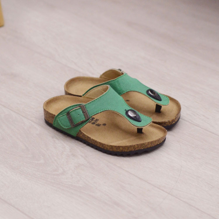 2021 Children Cork Slippers Fashion Summer Slides Sandals Anti-slip Casual Kids Shoes