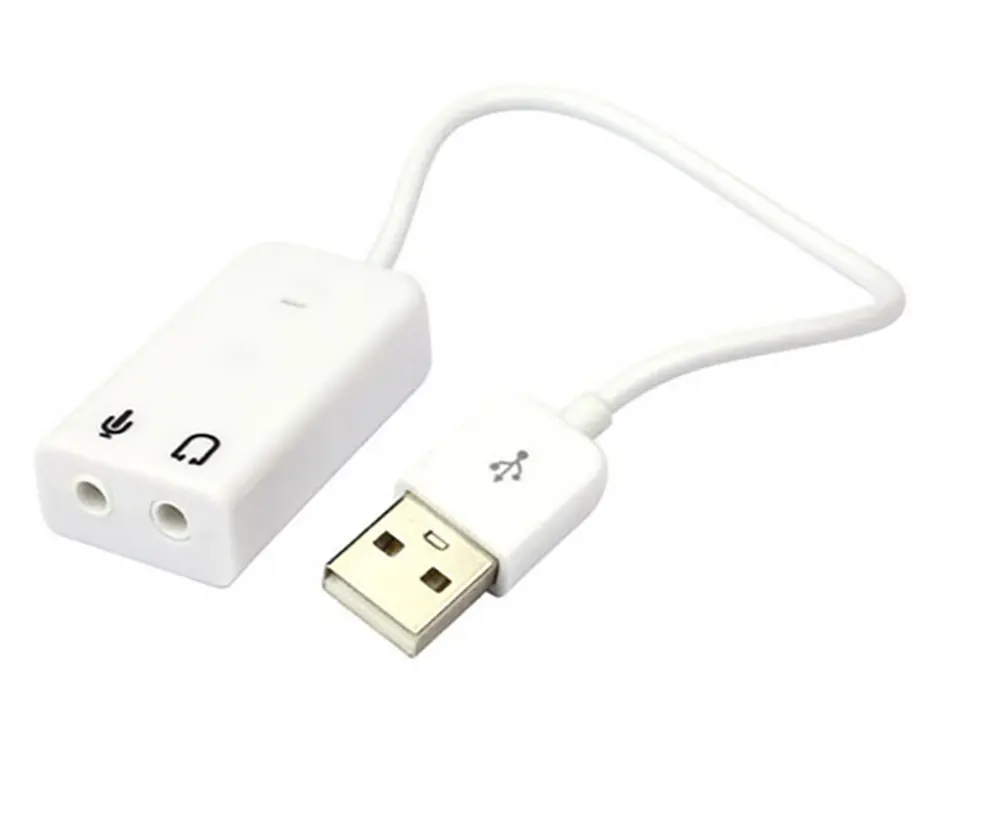 USB sound card adapter for computer sound card 7.1 3D External Audio Adapter