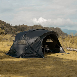 Nueva Carpa de Camping Familiar para Viajes al Aire Libre, Estilo Glamping, Forma Cuadrada, con Tela Oxford, Nueva Carpa de Glamping para Exteriores - Product Image 2