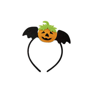 Diadema de calabaza de fieltro multicolor para niños - Product Image 1