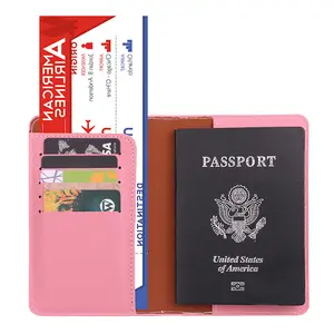 Type Passport Holder Wallet Spot Sales of New Wholesale Customized Pu Accept Customized Logo Short Waterproof Unisex T/T, L/C