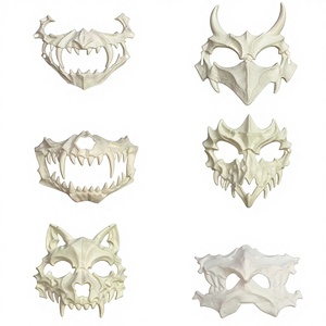 Halloween Japanese Artist Kurato Mito Anime Cosplay <strong>Mask</strong> Dragon God <strong>Tiger</strong> Yaksa Tengu Role Play Props - Product Image 1
