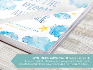 Journal de grossesse à <span class=keywords><strong>spirale</strong></span> A5 avec impression personnalisée, carnet à couverture rigide avec 12 sections et 100 pages intérieures - Product Image 3